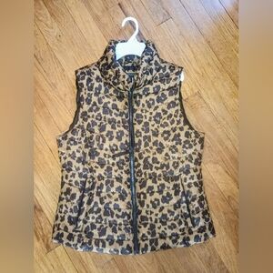 GAP Animal Print Puffer Vest